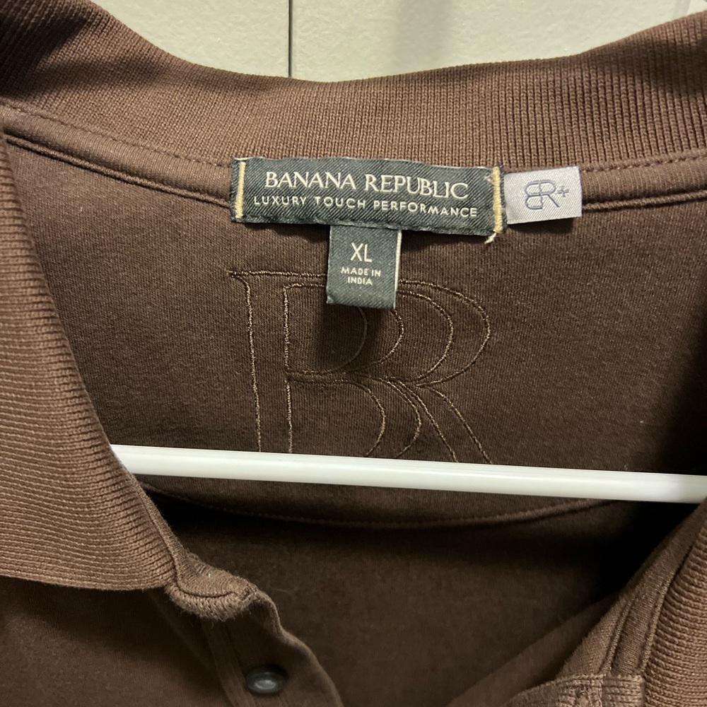 Banana Republic Brown Polo Shirt